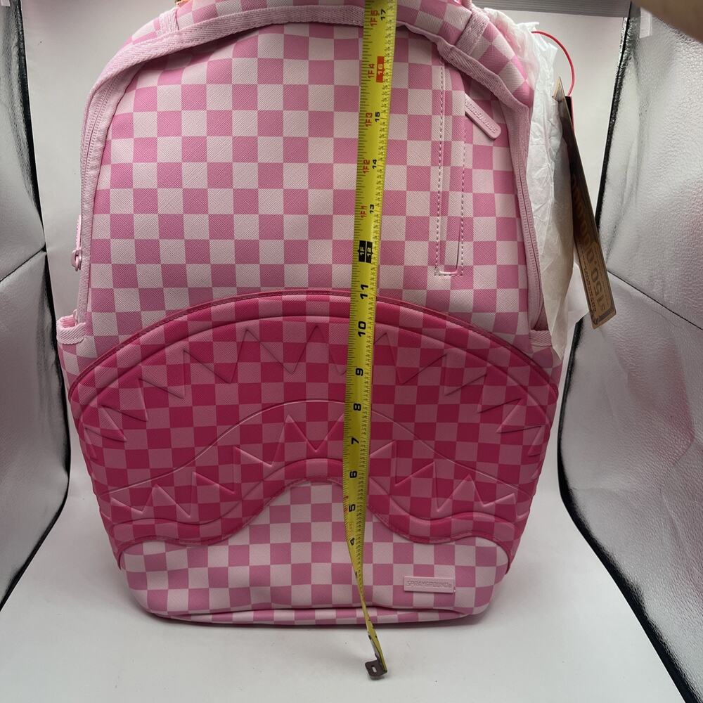 Sprayground Pink Backpack🔥New Bookbag School Bag Travel Backpack X-Large - Picture 4 of 4